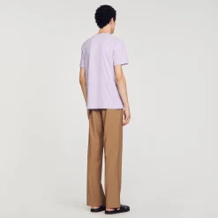 Homem Sandro Paris Camisa De Algodao