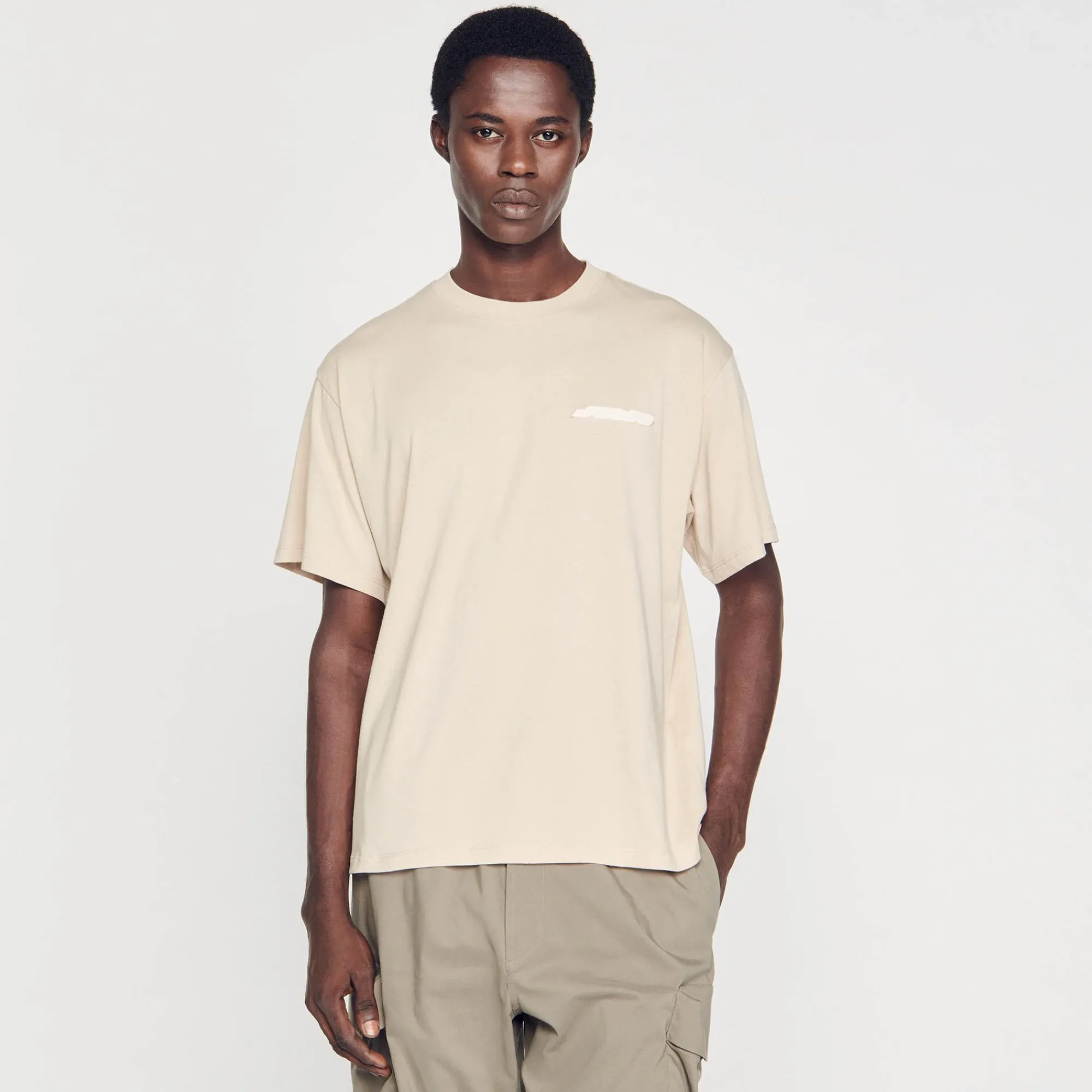 Homem Sandro Paris Camisa De Algodao