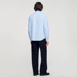 Homem Sandro Paris Camisa De Algodao