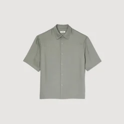 Homem Sandro Paris Camisa De Botao