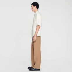 Homem Sandro Paris Camisa De Botao