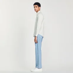 Homem Sandro Paris Camisa De Corte Classico