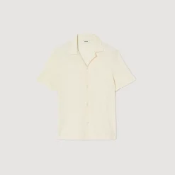 Homem Sandro Paris Camisa De Gola Italiana