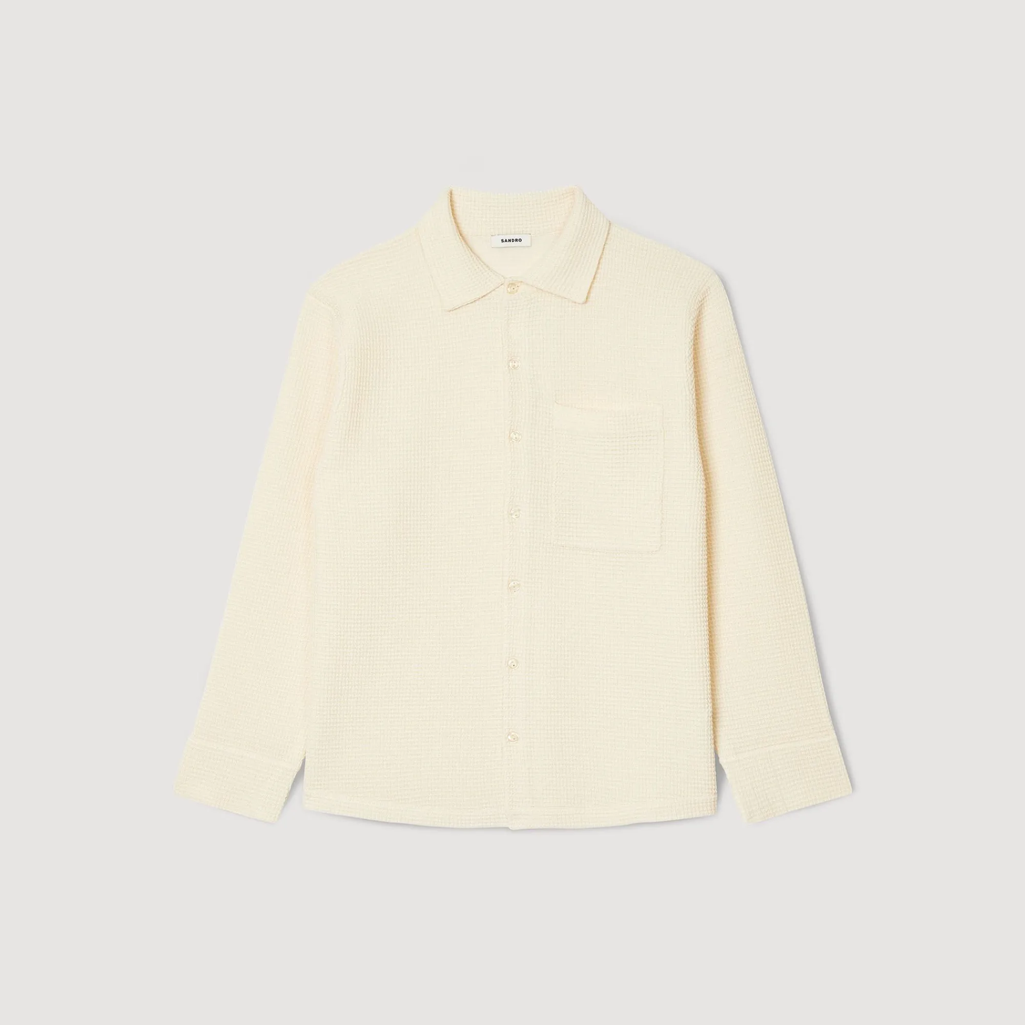 Homem Sandro Paris Camisa De Malha Grande