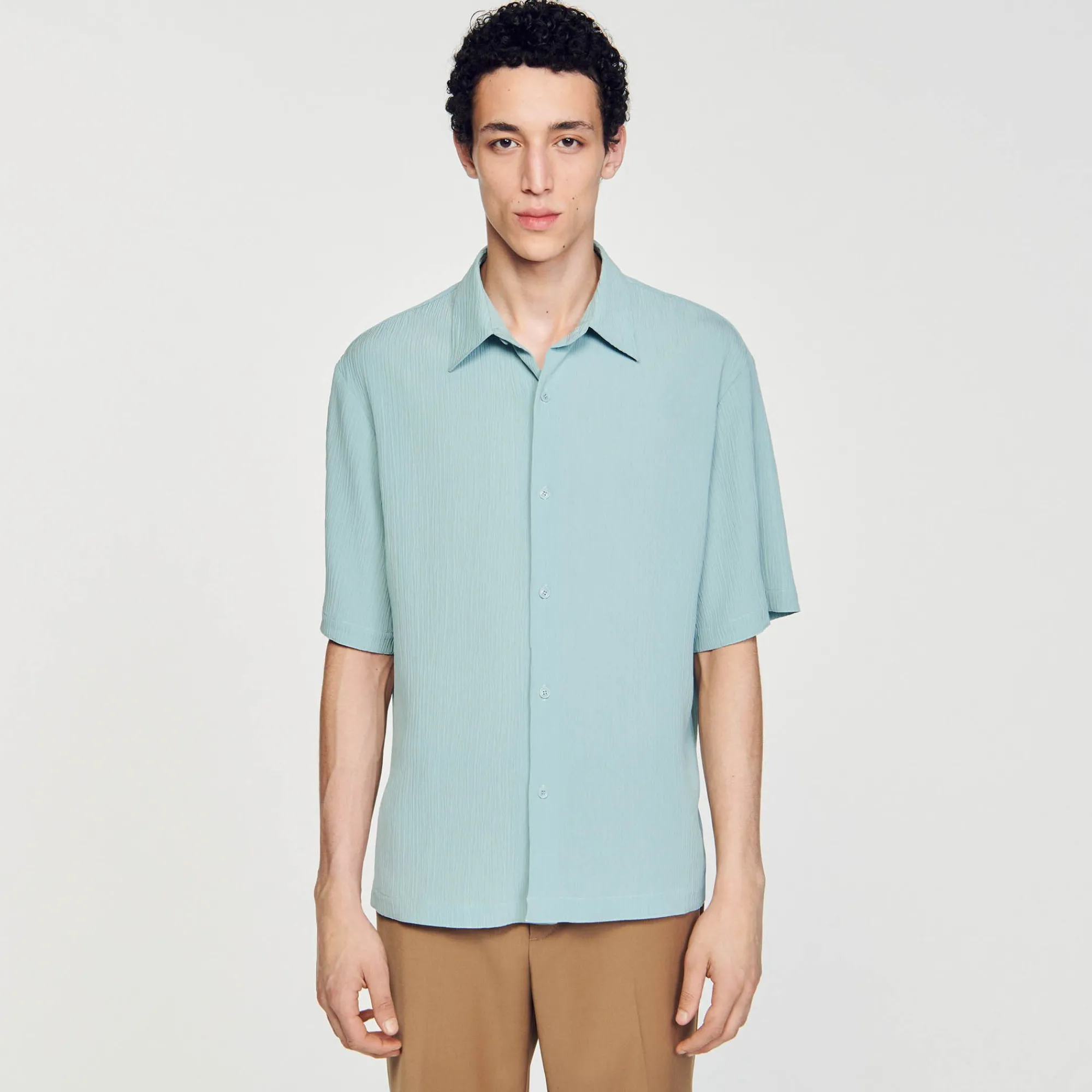 Homem Sandro Paris Camisa De Manga Curta