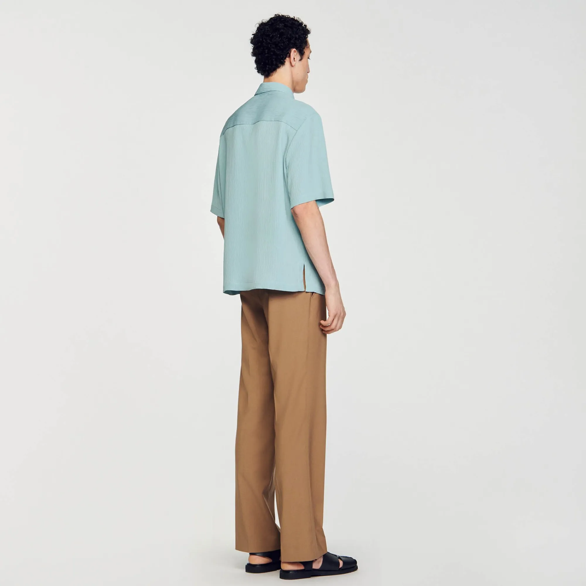 Homem Sandro Paris Camisa De Manga Curta