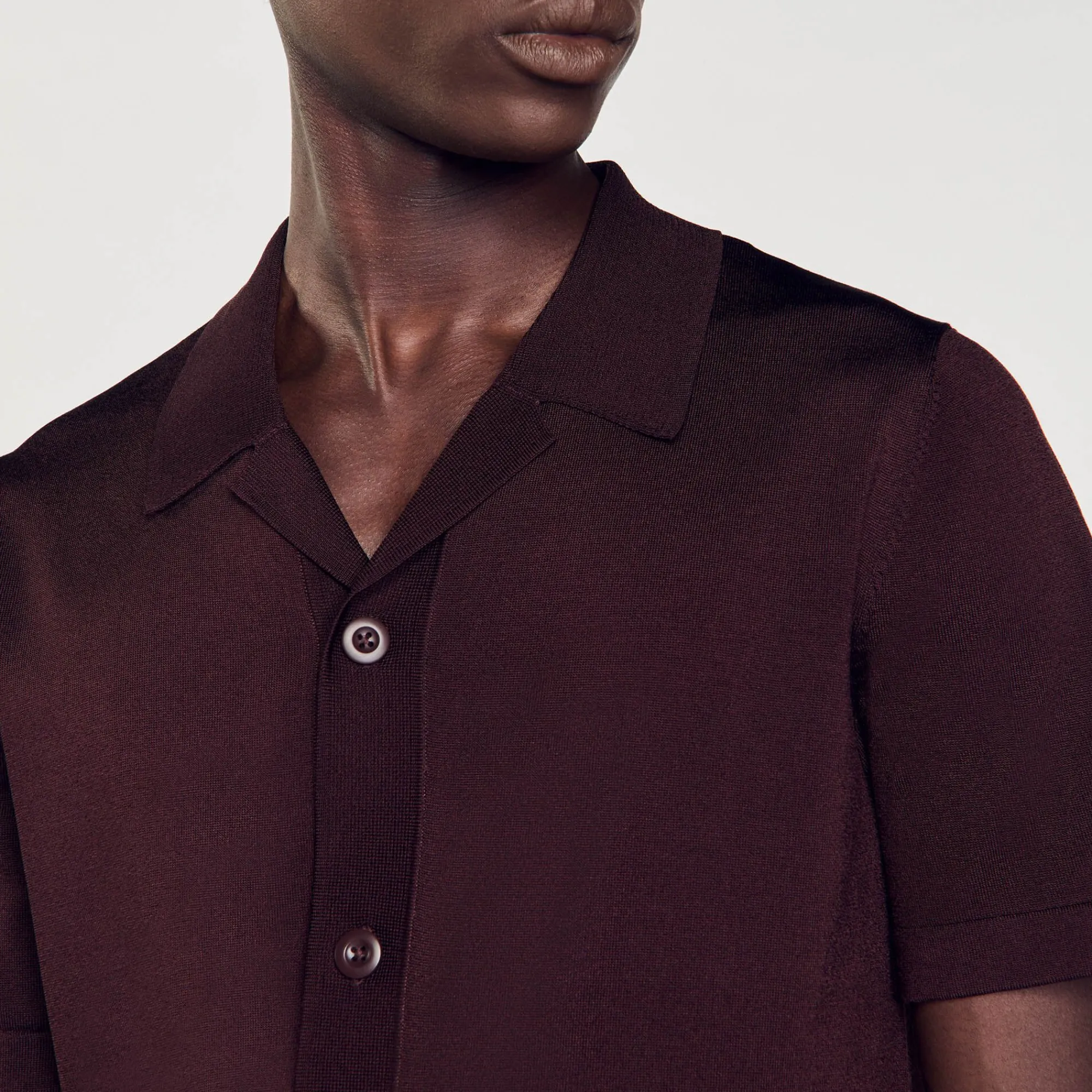 Homem Sandro Paris Camisa De Manga Curta