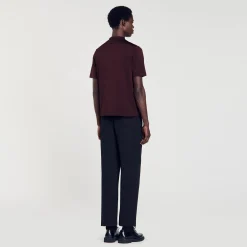 Homem Sandro Paris Camisa De Manga Curta