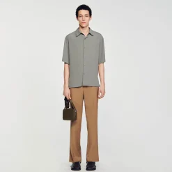 Homem Sandro Paris Camisa De Manga Curta