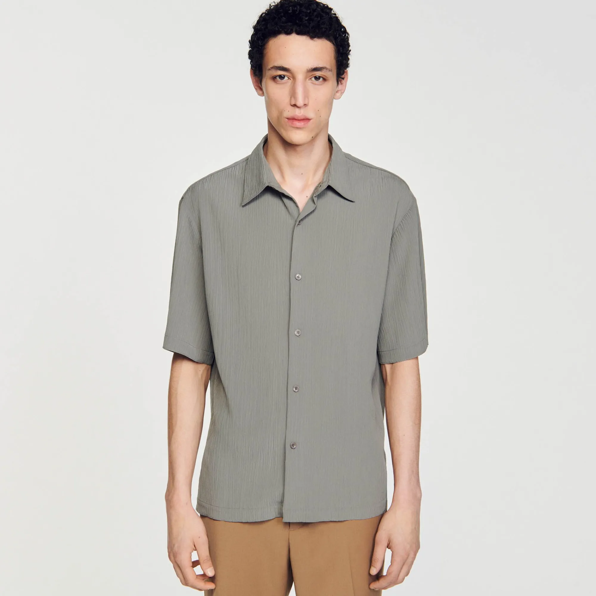 Homem Sandro Paris Camisa De Manga Curta