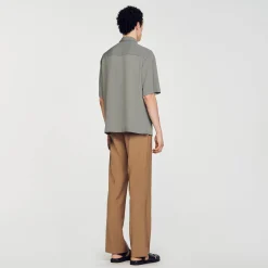 Homem Sandro Paris Camisa De Manga Curta