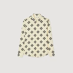 Homem Sandro Paris Camisa Flor Cruzada