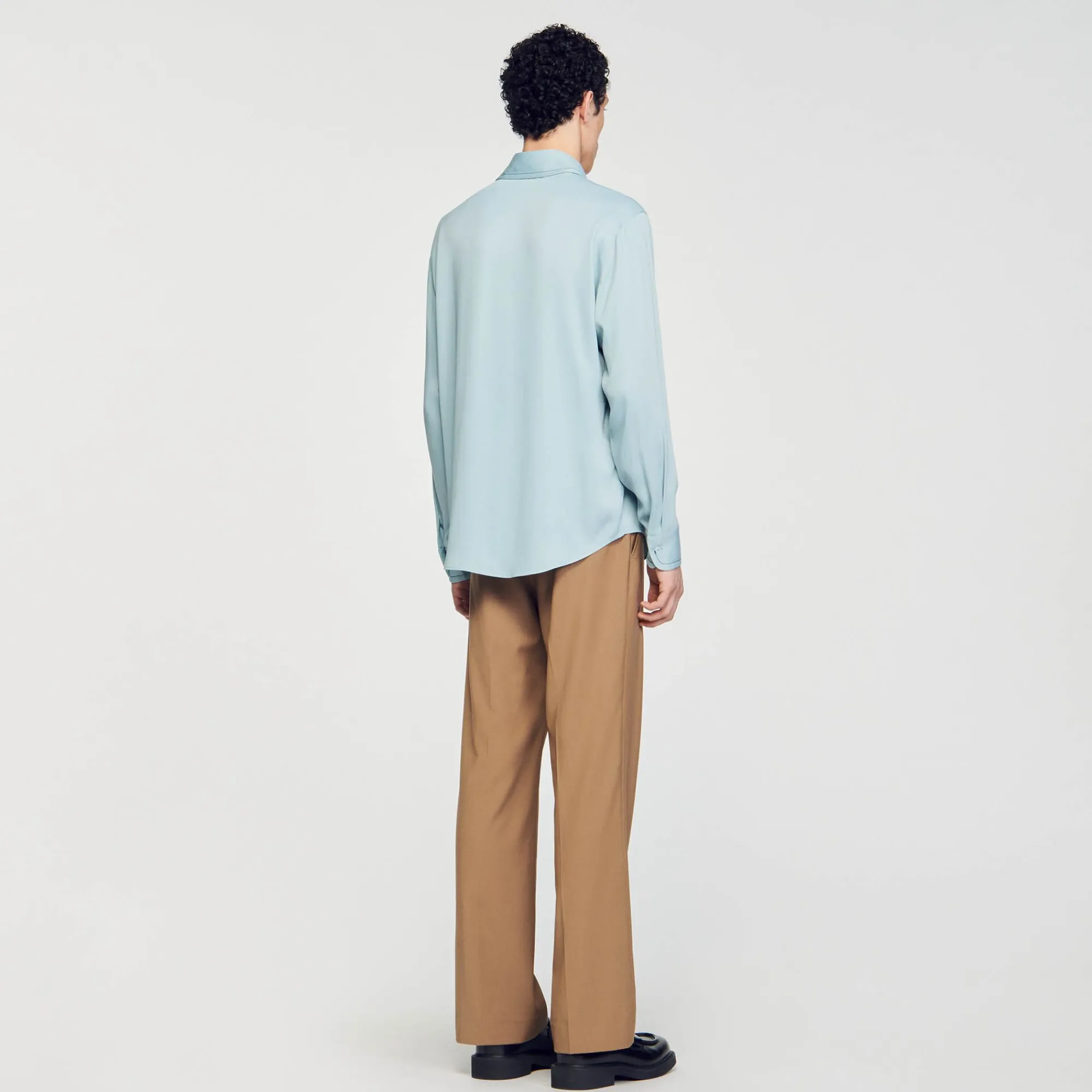 Homem Sandro Paris Camisa Fluida