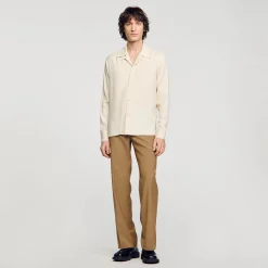 Homem Sandro Paris Camisa Fluida