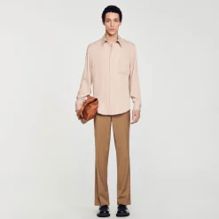 Homem Sandro Paris Camisa Fluida