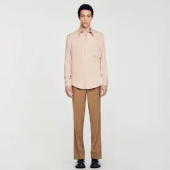 Homem Sandro Paris Camisa Fluida