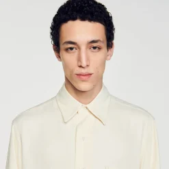 Homem Sandro Paris Camisa Fluida