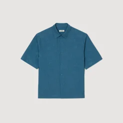 Homem Sandro Paris Camisa Grande Em Jacquard