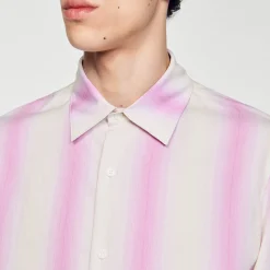 Homem Sandro Paris Camisa Listrada