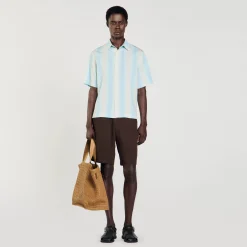 Homem Sandro Paris Camisa Listrada