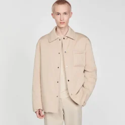 Homem Sandro Paris Camiseta Acolchoada