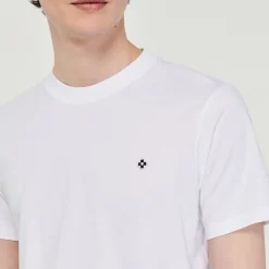 Homem Sandro Paris Camiseta Com Patch Cruzado Quadrado