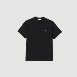 Homem Sandro Paris Camiseta Com Patch Cruzado Quadrado