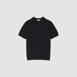 Homem Sandro Paris Camiseta De Malha