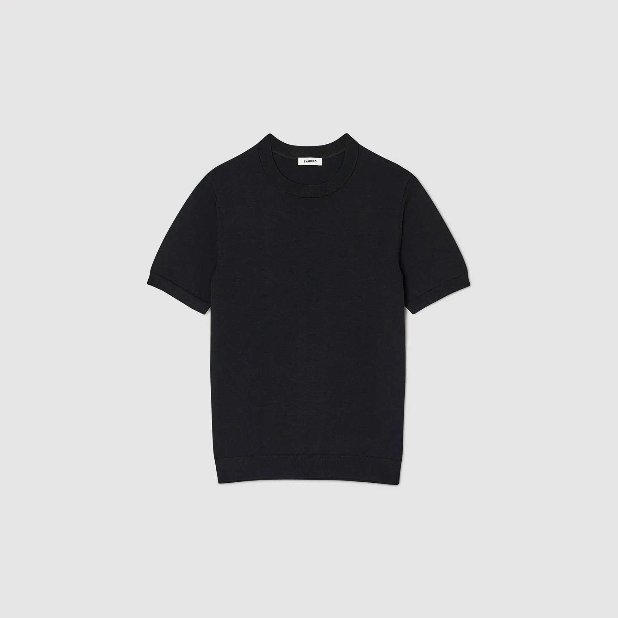 Homem Sandro Paris Camiseta De Malha