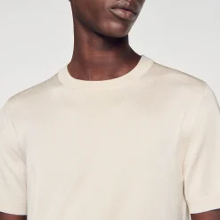 Homem Sandro Paris Camiseta De Malha