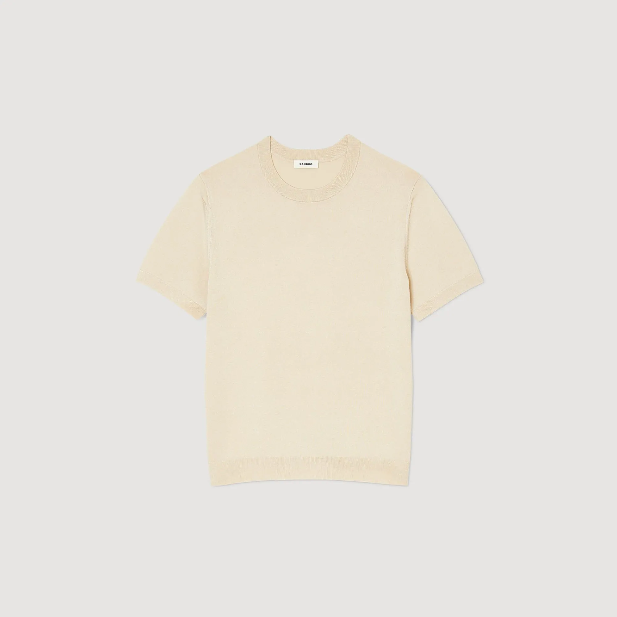 Homem Sandro Paris Camiseta De Malha