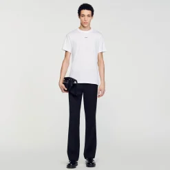 Homem Sandro Paris Camiseta De Manga Curta