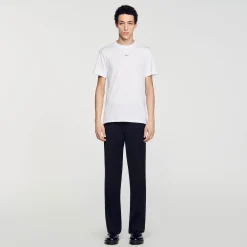 Homem Sandro Paris Camiseta De Manga Curta