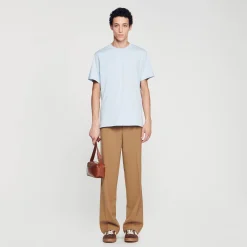 Homem Sandro Paris Camiseta De Manga Curta