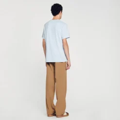 Homem Sandro Paris Camiseta De Manga Curta