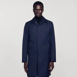 Homem Sandro Paris Capa De Chuva Em Tecido Tecnico