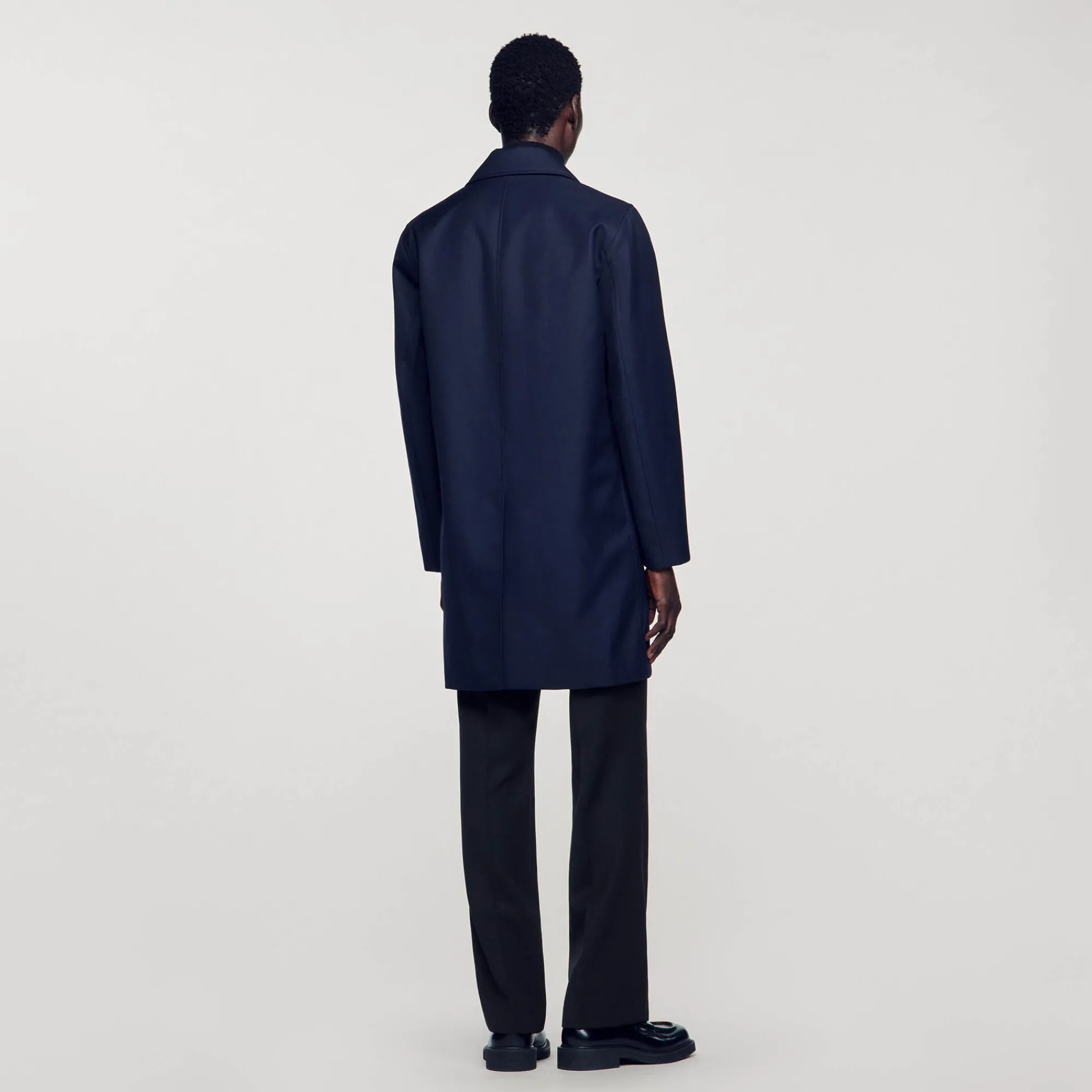 Homem Sandro Paris Capa De Chuva Em Tecido Tecnico