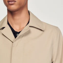 Homem Sandro Paris Capa De Chuva Reta