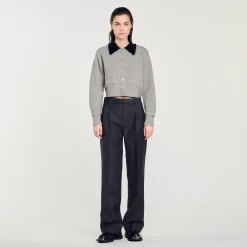 Mulheres Sandro Paris Cardiga Curto