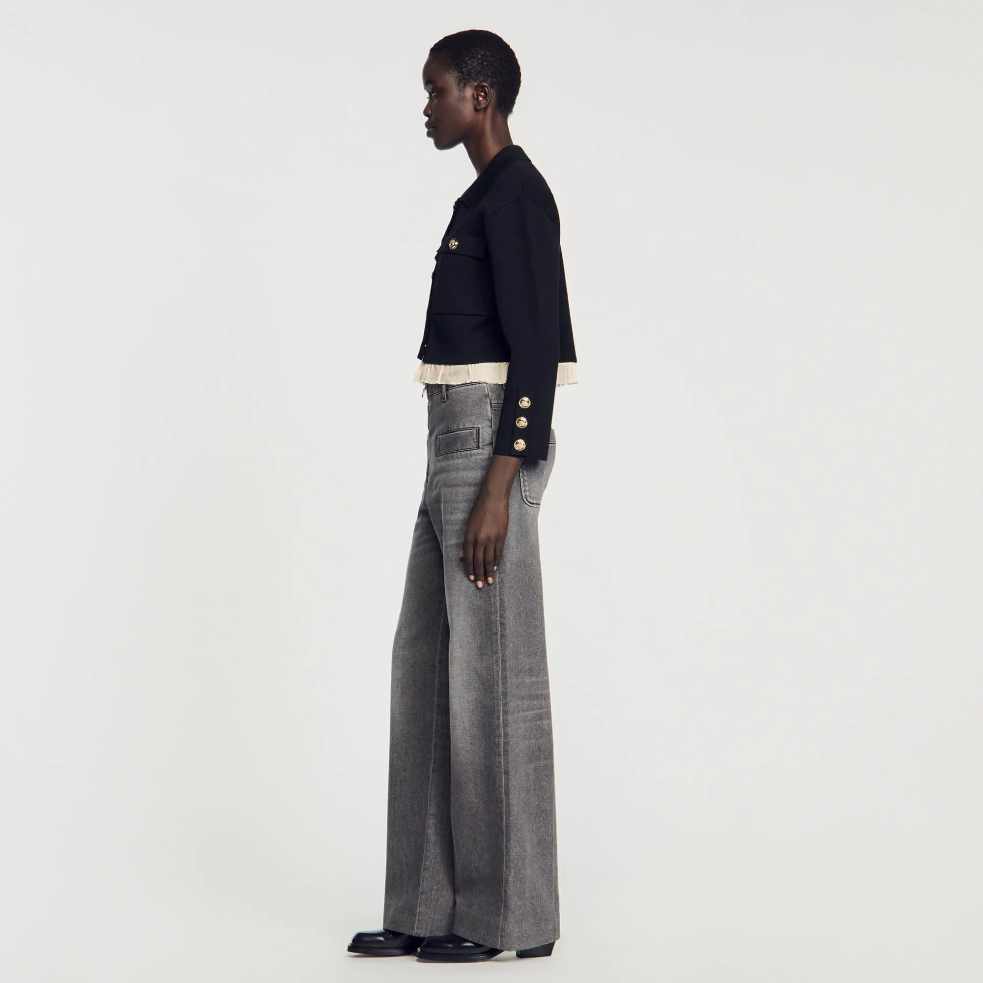 Mulheres Sandro Paris Cardiga De Camisa