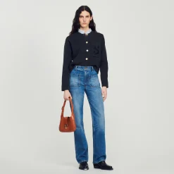 Homem Sandro Paris Cardiga De La Certificado