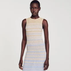 Mulheres Sandro Paris Cardigan De Malha