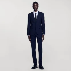 Homem Sandro Paris Casaco Classico De La