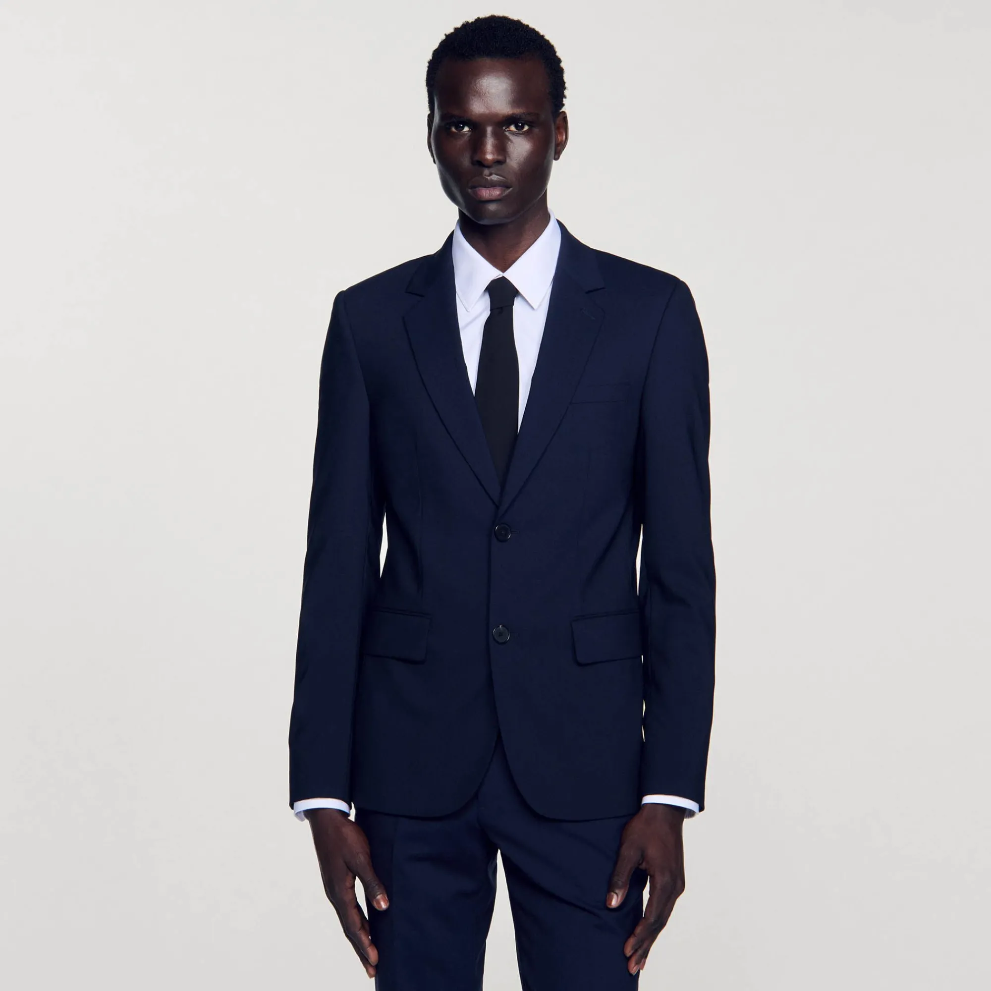 Homem Sandro Paris Casaco Classico De La