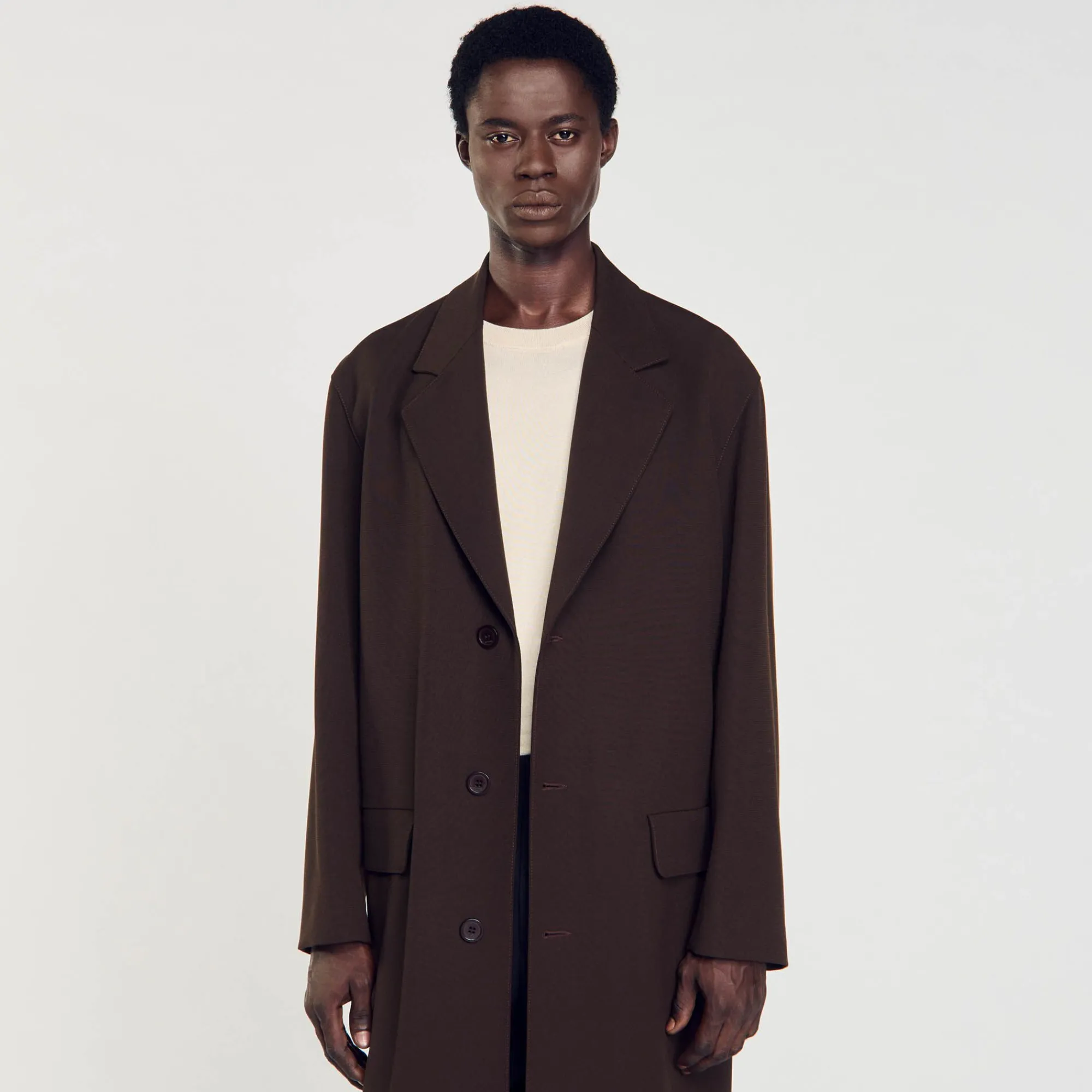 Homem Sandro Paris Casaco De La