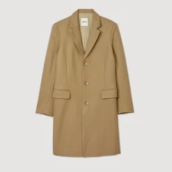 Homem Sandro Paris Casaco De Pano De La