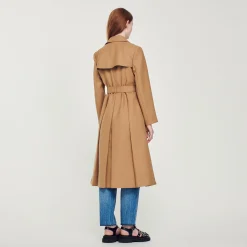 Mulheres Sandro Paris Casaco Longo