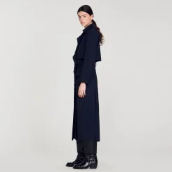 Mulheres Sandro Paris Casaco Longo