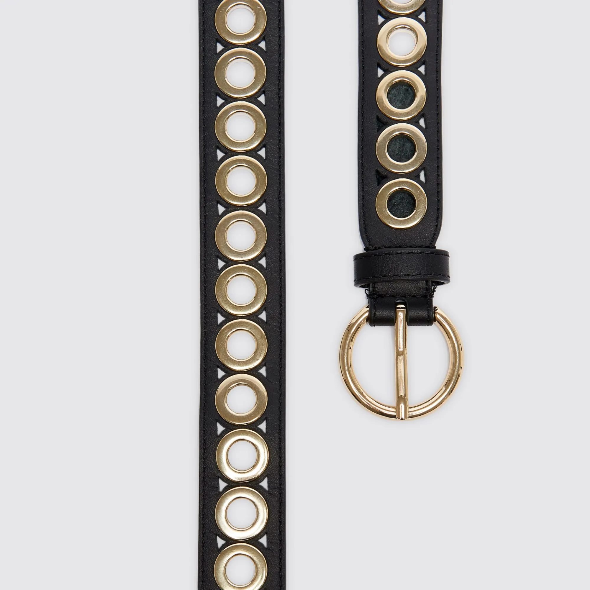 Mulheres Sandro Paris Cinto, Fivela Redonda E Ilhos