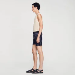 Homem Sandro Paris Fato De Banho Quadrado